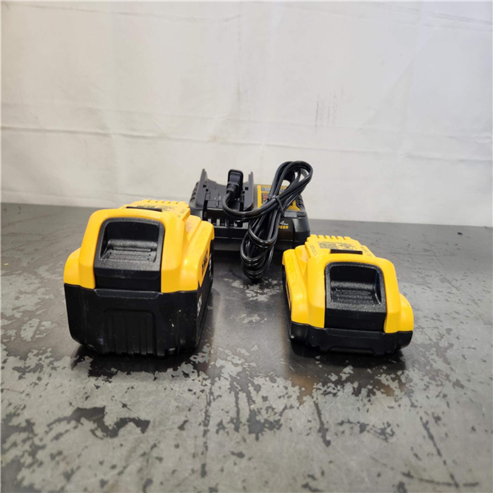 AS-IS- DEWALT 20V MAX Lithium-Ion Battery Kit with 5.0Ah and 2.0Ah Battery and Charger