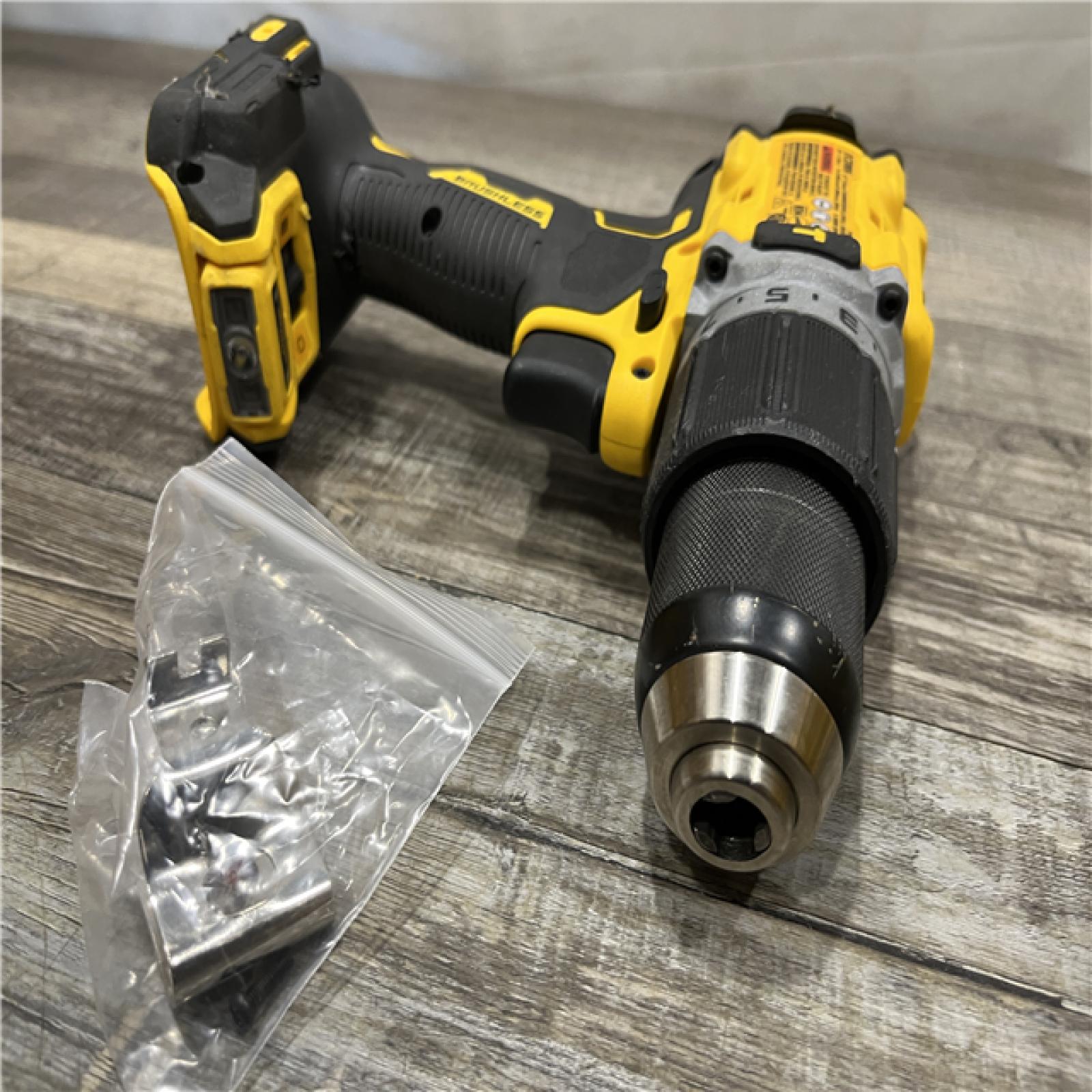 AS-IS DEWALT 20V XR Brushless Cordless 1/2 in. Hammer Drill (Tool-Only)