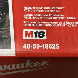 NEW - Milwaukee 18-Volt Lithium-Ion High Output Starter Kit
