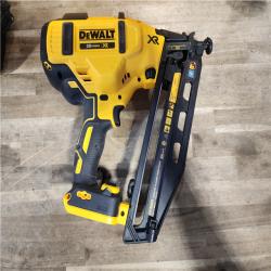HOUSTON LOCATION - AS-IS DeWalt 20V 16 Gauge Cordless Angled Finish Nailer Kit W/ 2Ah Battery