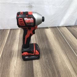 AS-IS Milwaukee M18 18V Lithium-Ion Cordless 1/4 in. Impact Driver Kit