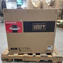 DALLAS LOCATION- WEBER Genesis E-315 3-Burner Liquid Propane Gas Grill in Black with Cast-Iron Grates