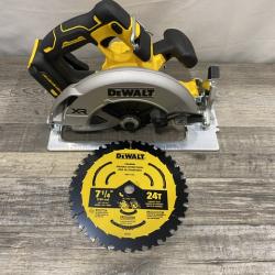 AS-IS DEWALT 20-Volt MAX 7-1/4 in. Cordless Circular Saw (Tool Only)