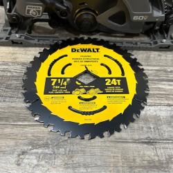AS-IS DEWALT FLEXVOLT 60V MAX Cordless Brushless 7-1/4 in. Wormdrive Style Circular Saw (Tool Only)