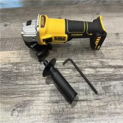 AS-IS DEWALT 20-Volt MAX Cordless Brushless 4-1/2 in. Angle Grinder with Slide Switch (Tool Only)