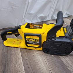 AS-IS DEWALT T 60V MAX 16in. Brushless Cordless Battery Powered Chainsaw Kit with (1) FLEXVOLT 2 Ah Battery & Charger