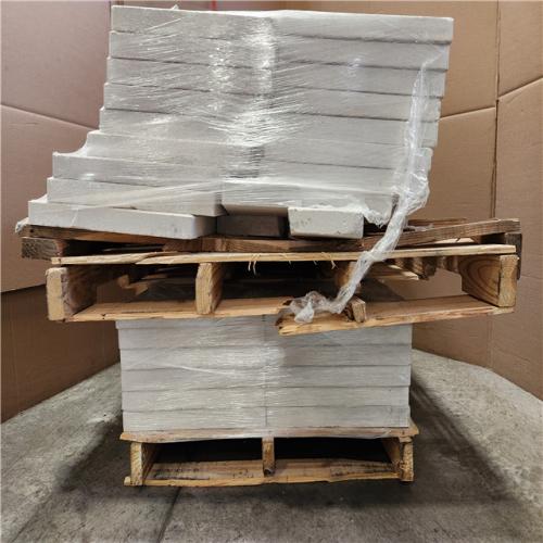 Phoenix AS-IS Oldcastle 15.75 in. x 15.75 in. x 1.75 in. White Concrete Step Stone (80- Piece Pallet)