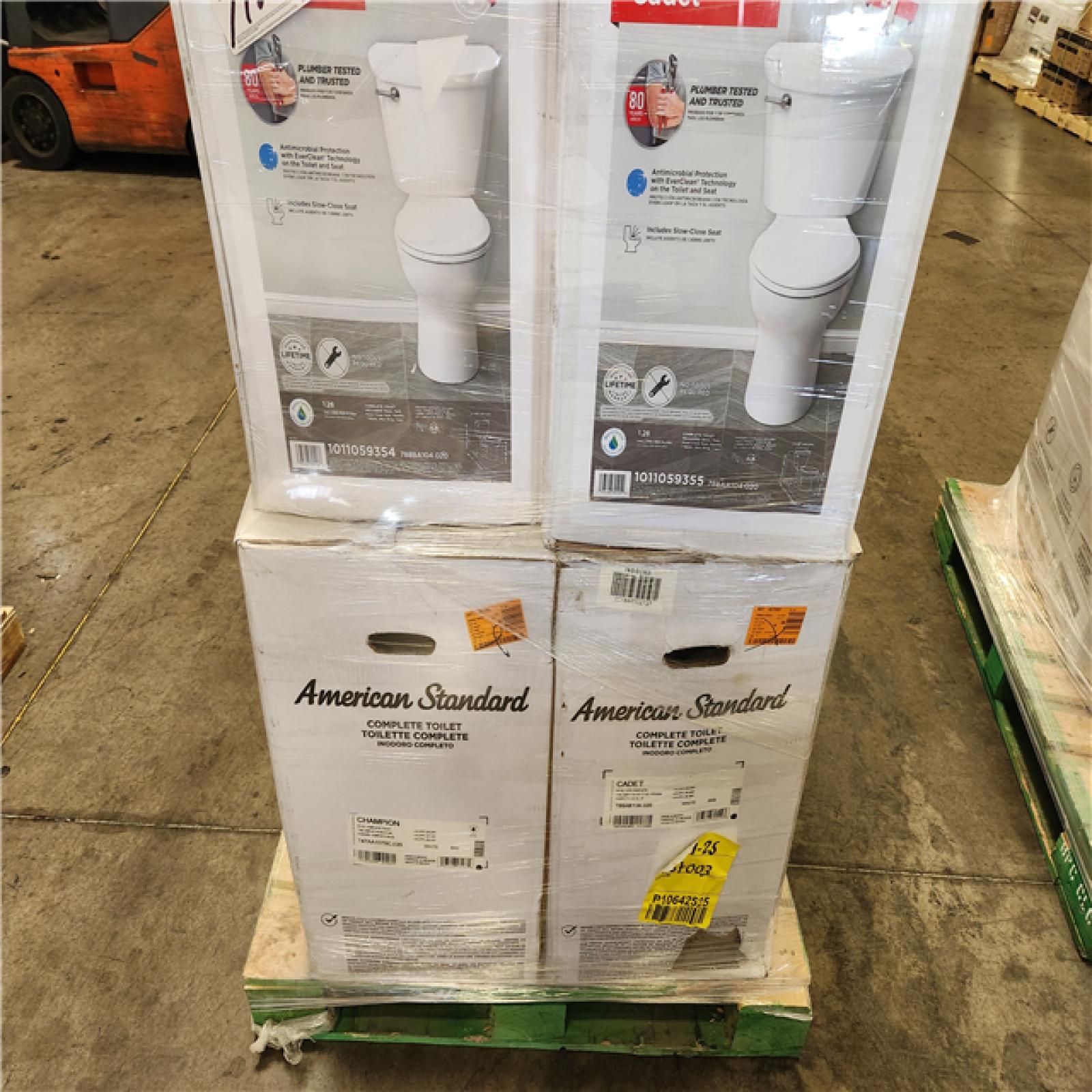 Phoenix Location AS-IS Mixed American Standard Toilet Pallet (6-Total)
