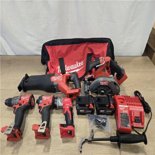 AS-IS Milwaukee M18 FUEL 18V Cordless 5-Tool Combo Kit