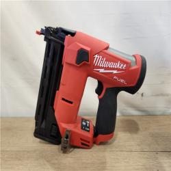 AS-IS- M12 FUEL 12-Volt Lithium-Ion Brushless Cordless 18-Guage Compact Brad Nailer (Tool Only)
