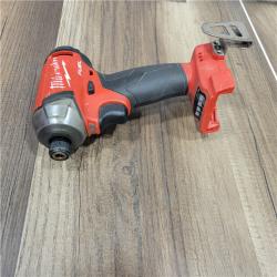 AS-IS Milwaukee 2953-20 18V Lithium-Ion Brushless Cordless 1/4   Hex Impact Driver Bare Tool  Red