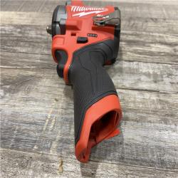 AS-IS Milwaukee  FUEL 12V Lithium-Ion Brushless Cordless Stubby 3/8 in. Impact Wrench (Tool-Only)