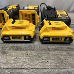 AS-IS DEWALT ATOMIC 20-Volt MAX Lithium-Ion Cordless Combo Kit