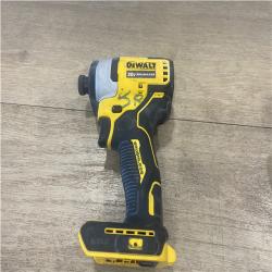 AS-IS DEWALT 20-Volt Maximum XR Cordless Brushless 1/4 in. 3-Speed Impact Driver (Tool-Only)