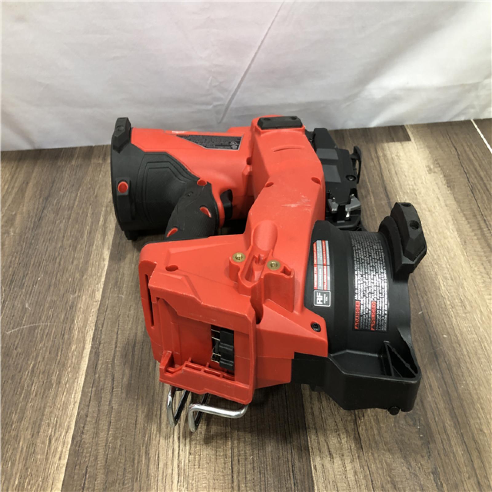 AS-IS Milwaukee  FUEL 18-Volt Lithium-Ion Brushless Cordless Coil Roofing Nailer (Tool Only)