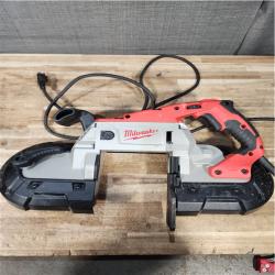 Houston Location AS-IS  Milwaukee 11 Amp Deep Cut Band Saw with Hard Case