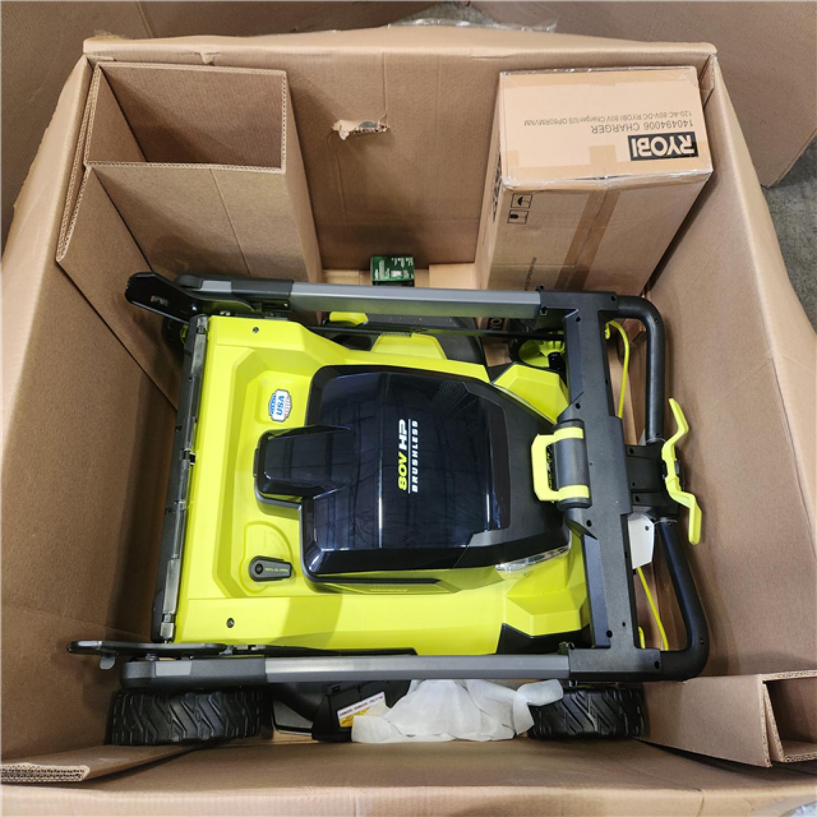 Phoenix NEW RYOBI 80V HP Brushless Battery Cordless Electric 30 in. Multi-Blade Lawn Mower with Battery and Charger
