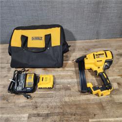 HOUSTON LOCATION - AS-IS DeWALT DCN681D1 20V MAX 18ga Cordless Brushless Narrow Crown Stapler Kit w/ BATTERY & CHARGER