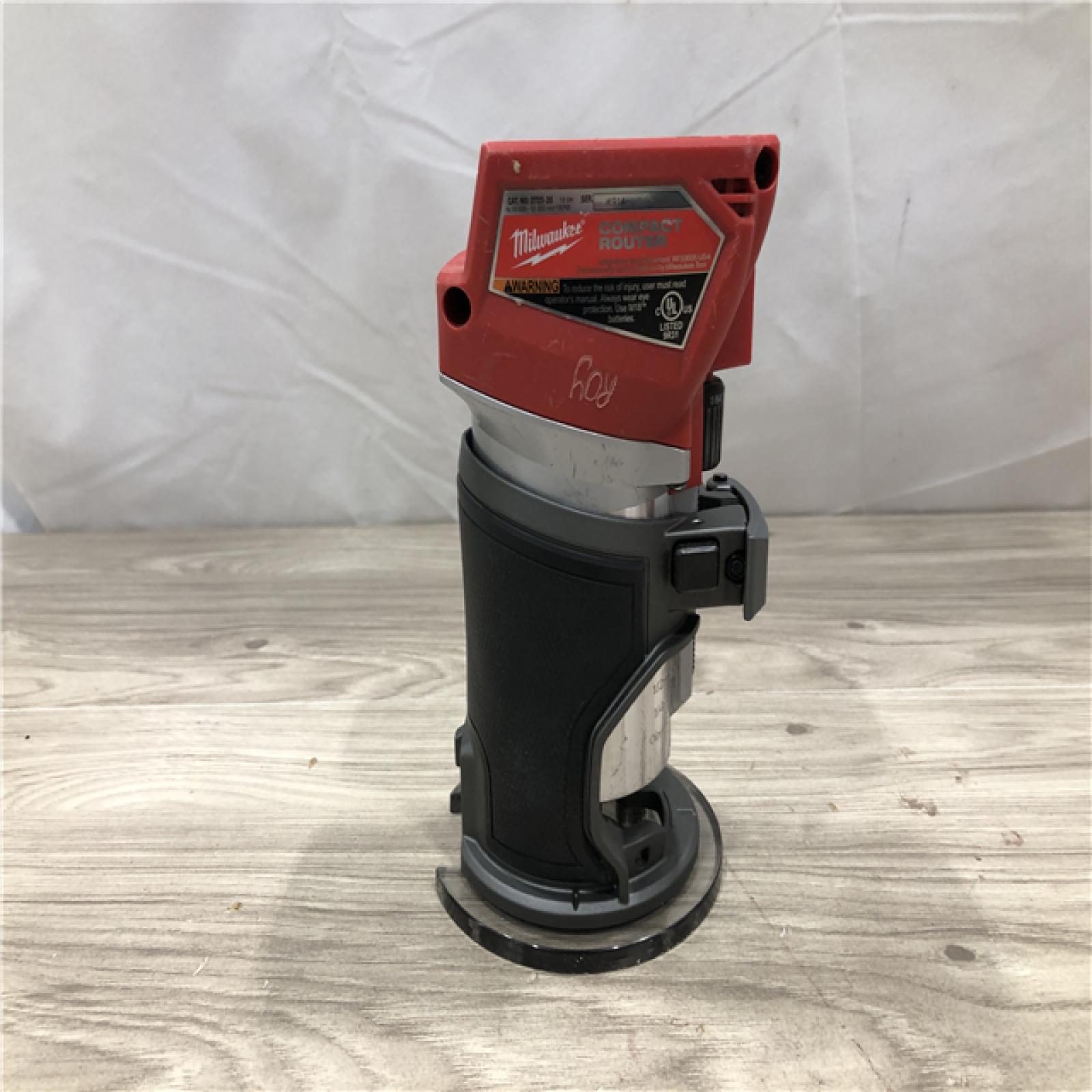 AS-IS Milwaukee FUEL 18V Lithium-Ion Cordless Compact Router (Tool-Only)