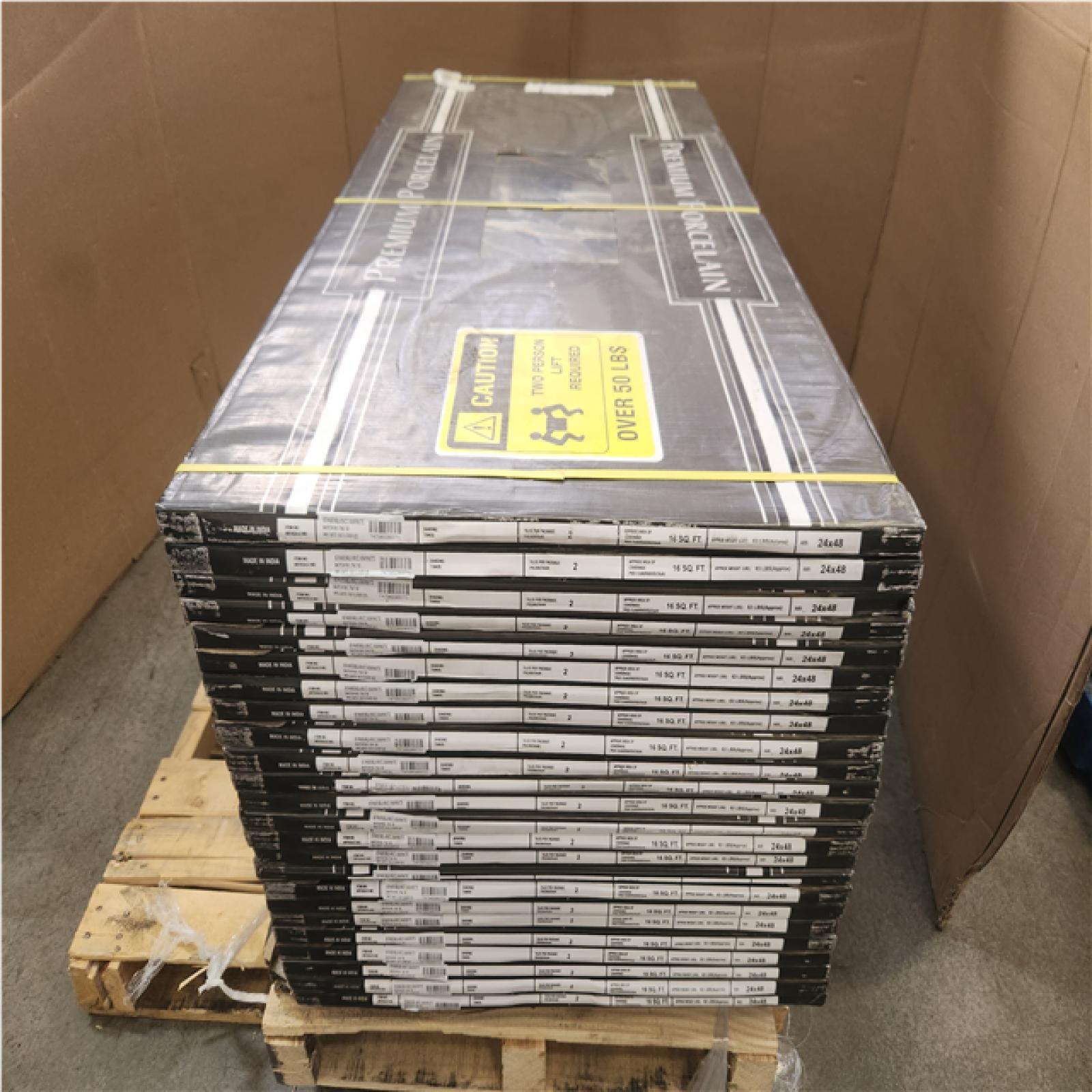MSI Mandorla Onice Rectangle 24 in. x 48 in. Matte Black Porcelain Marble Look Floor and Wall Tile (416 sq. ft./26 Case)