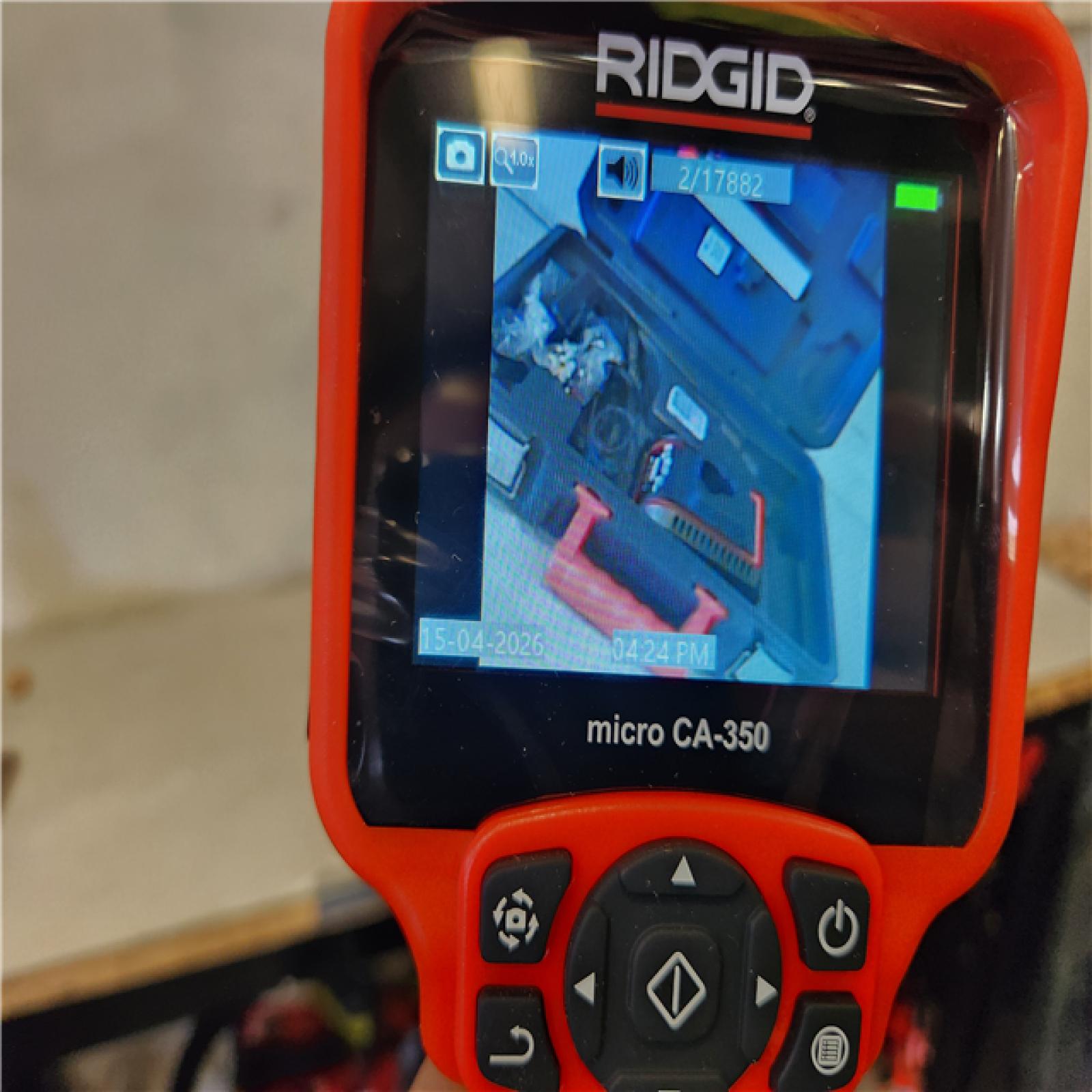 Phoenix NEW RIDGID CA-350 Micro Visual Inspection & Diagnostic Handheld Camera  3.5 in. Color Display w/ 3 Ft. Cable (Capable of Extending)
