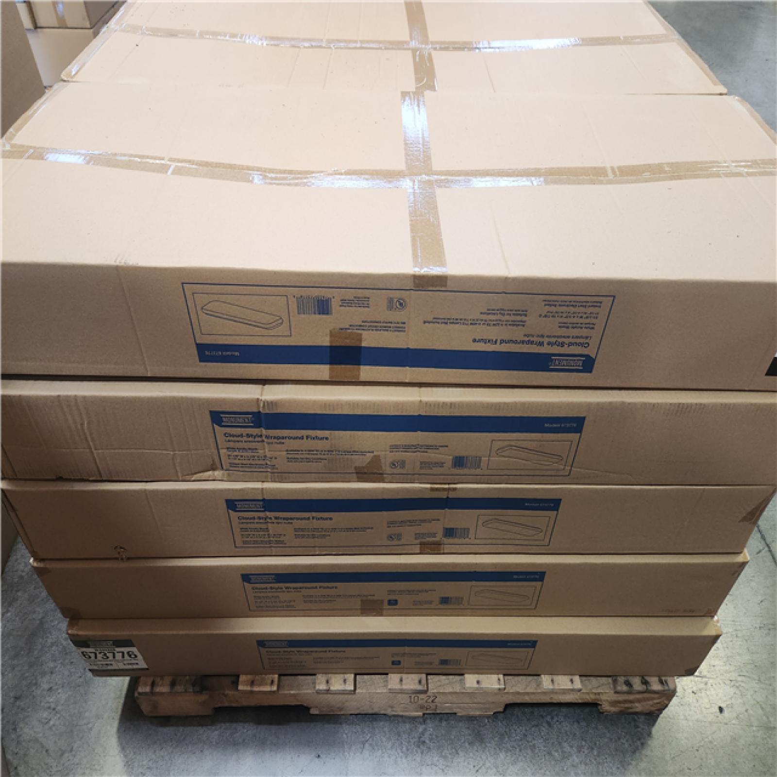 Phoenix NEW Monument 673776 4-Light White Rectangular Flushmount