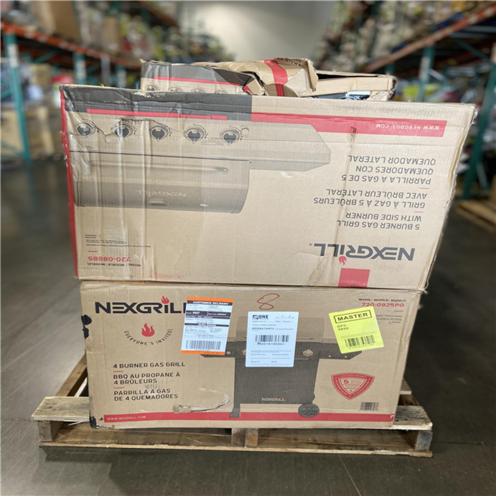 DALLAS LOCATION - MIXED GRILL PALLET - (4 UNITS)