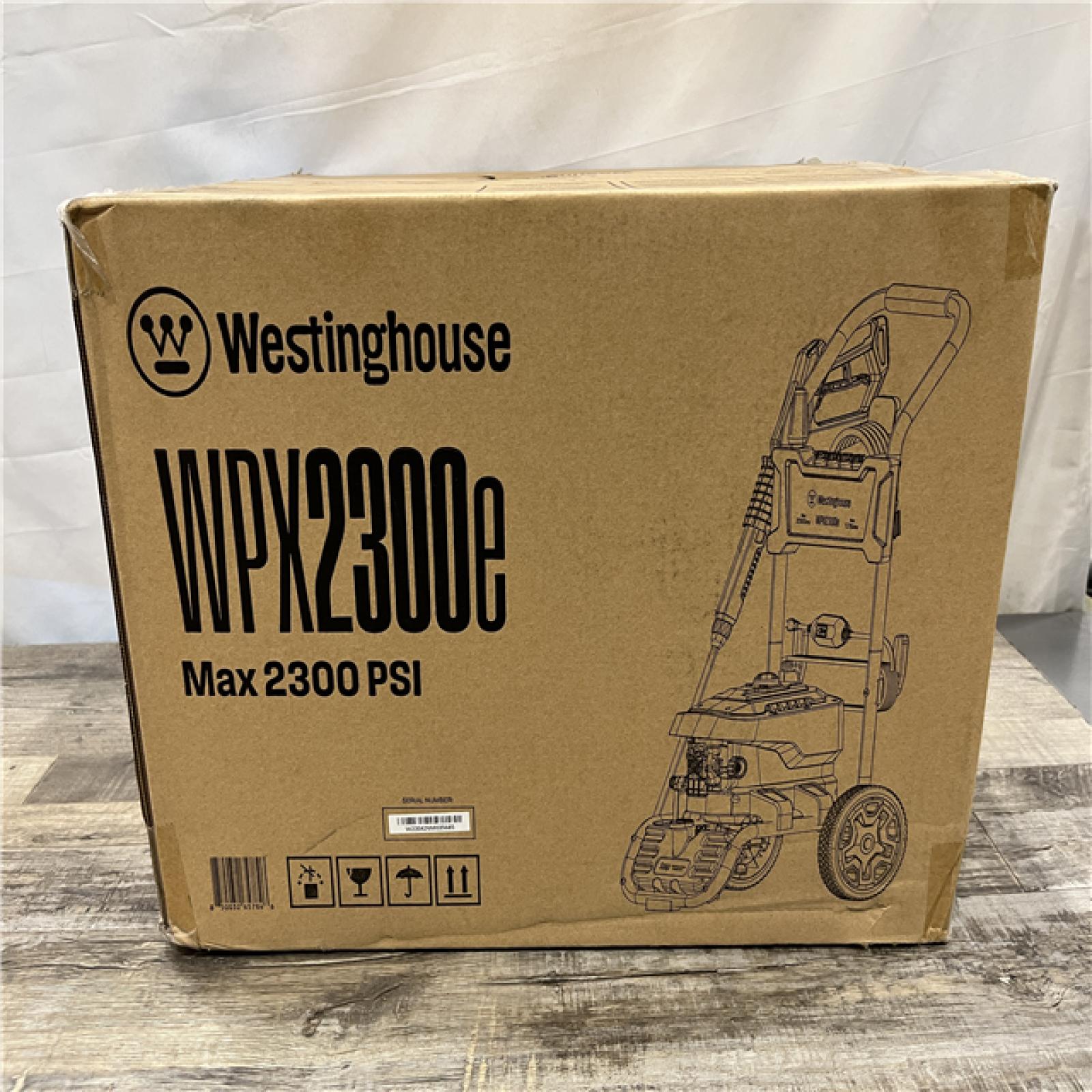 NEW - Westinghouse 2300 Max PSI 1.76 Max GPM 13 Amp Cold Water Electric Powered Pressure Washer with Turbo Nozzle and 5-Quick Connect Tips