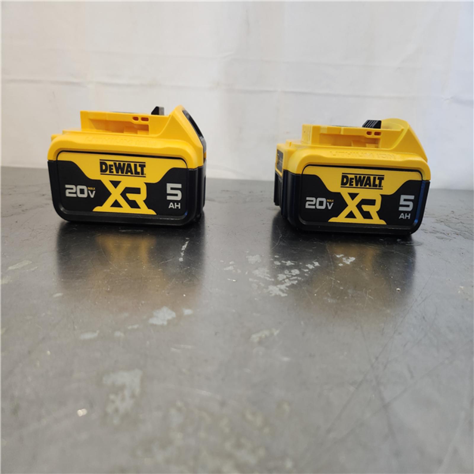AS-IS- DEWALT 20V MAX Lithium-Ion 5.0Ah Battery (2-Pack)