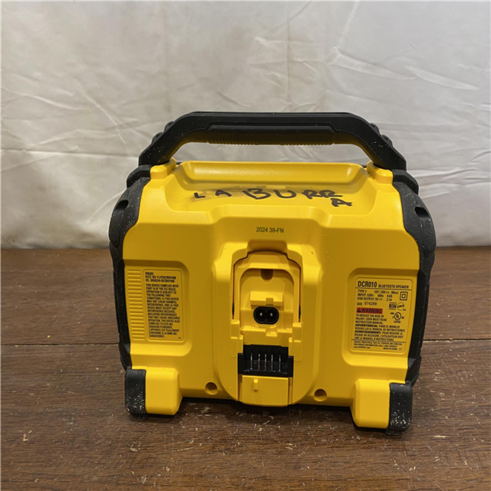 AS-IS DeWalt Bluetooth Speaker