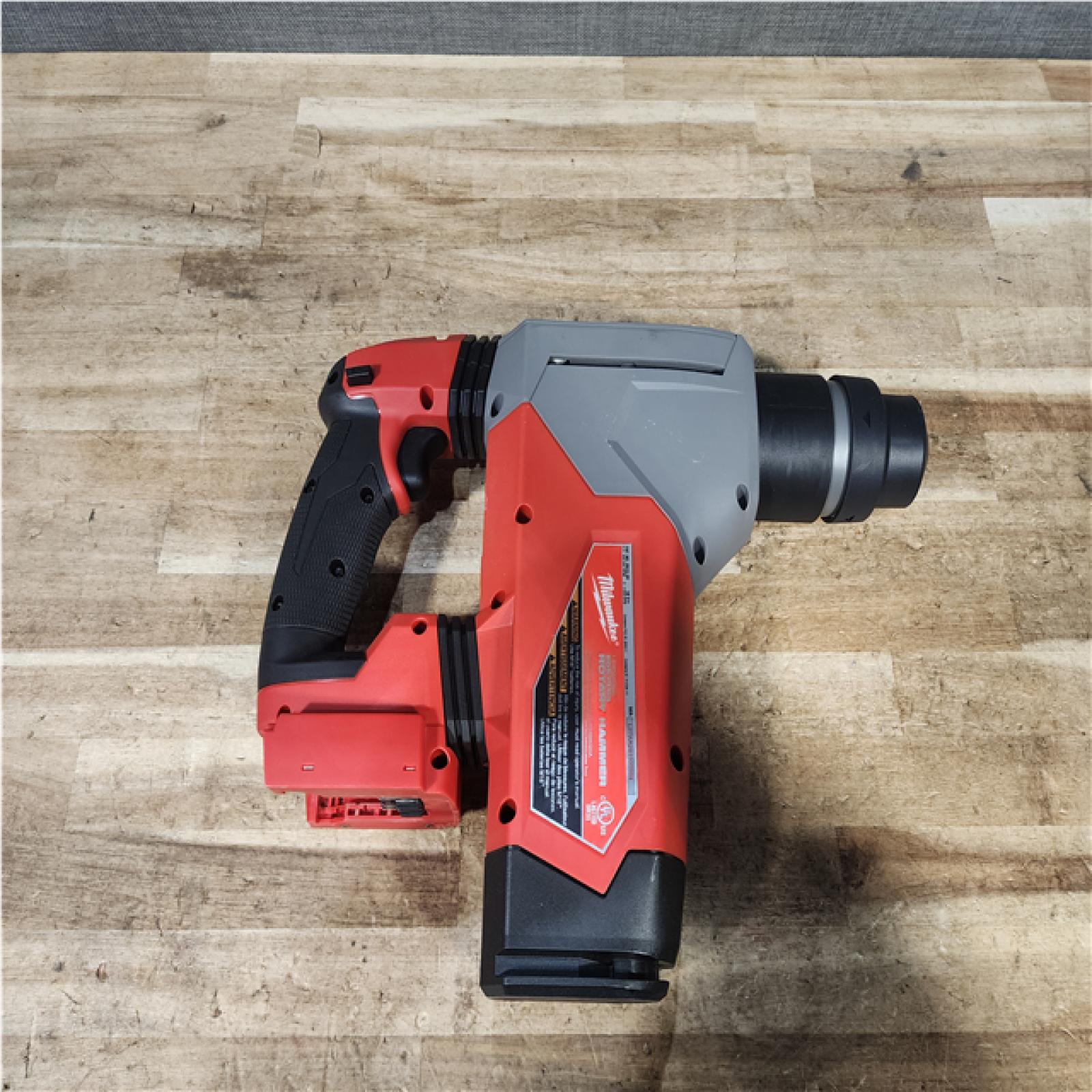 Houston Location AS-IS Milwaukee FUEL 18V Lithium-Ion Brushless Cordless SDS-Plus 1-1/8 in. Rotary Hammer Drill (Tool-Only)