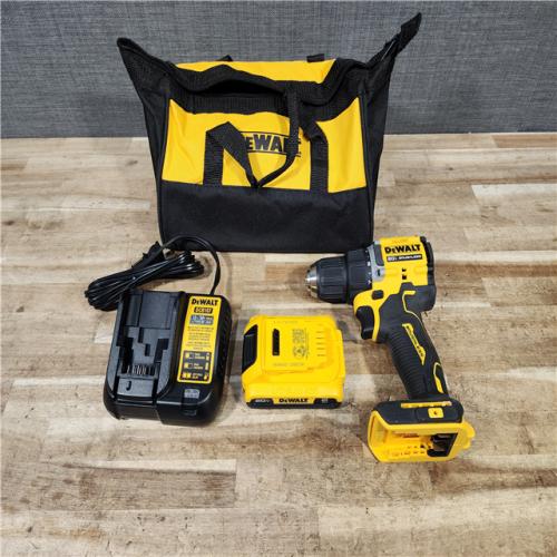 HOUSTON LOCATION - AS - IS DEWALT Atomic 20V Lithium-Ion Cordless Compact 1/2 in. Drill/Driver Kit