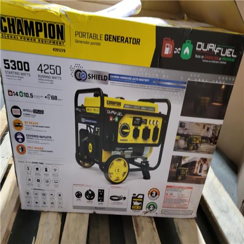 CALIFORNIA AS-IS CHAMPION PORTABLE GENERATOR