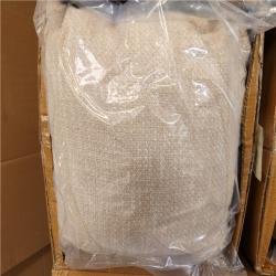 Phoenix Location NEW Checkerboard Woven Cotton Square Throw Pillow 16x16 TAN 5-Per Box  (15-Boxes)