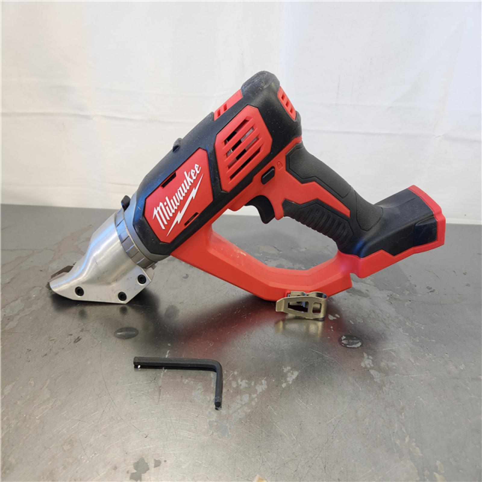 AS-IS- Milwaukee M18 18-volt Lithium-ion Cordless 18-gauge Double Cut Metal Shear  Bare Tool