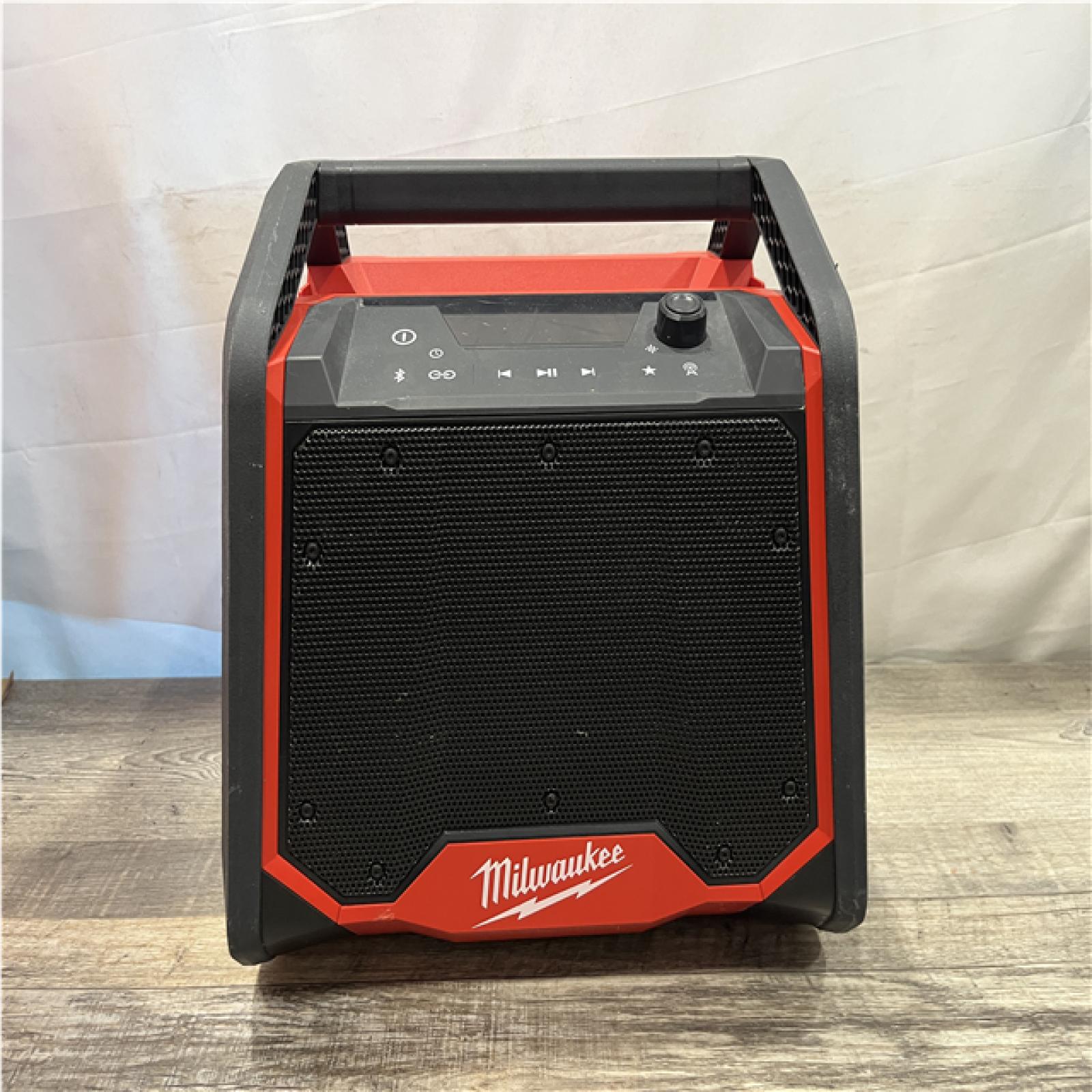 AS-IS Milwaukee Lithium-Ion Cordless PACKOUT Jobsite Radio/Speaker with Built-In Charger