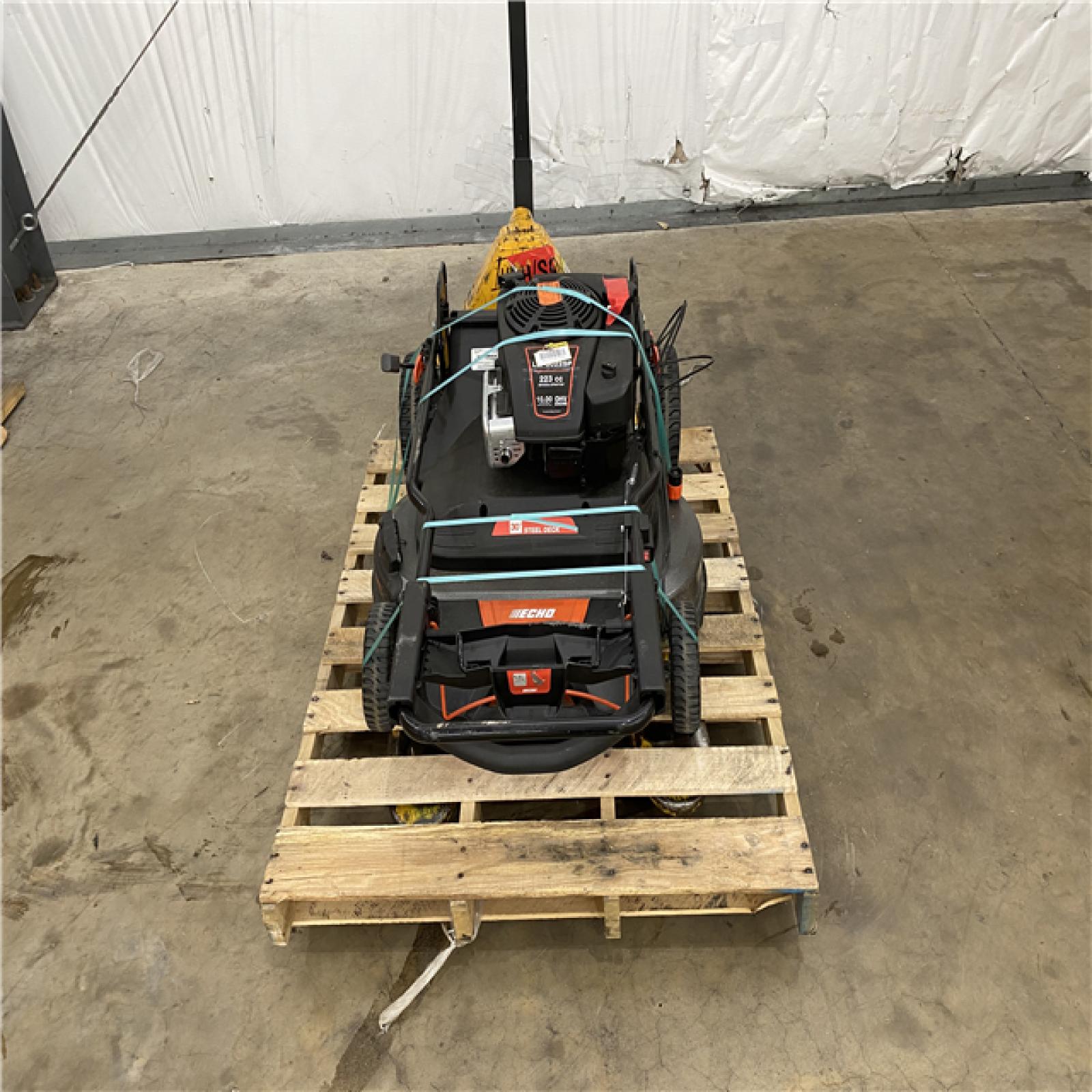 Houston Location AS IS - Echo 30 Steel Deck Double Blade Walk Behind Mower
