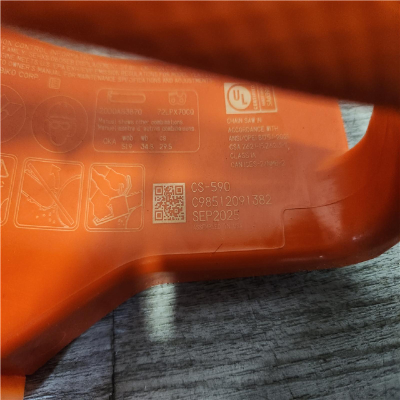 Phoenix NEW ECHO 20 in. 59.8 cc Gas 2-Stroke Rear Handle Timber Wolf Chainsaw