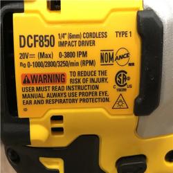 AS-IS DEWALT ATOMIC 20V MAX Lithium-Ion Cordless 2-Tool Combo Kit