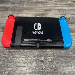 AS-IS Nintendo Switch - Neon Red & Neon Blue Joy-Con