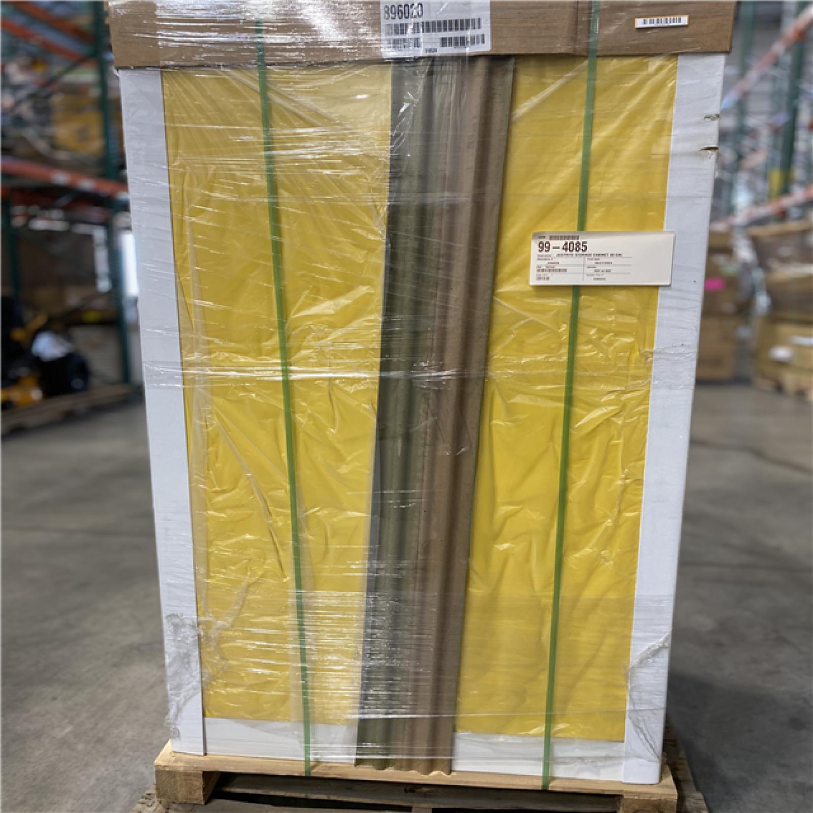 DALLAS LOCATION - NEW! JUSTRITE 60 GAL YELLOW STORAGE CABINET