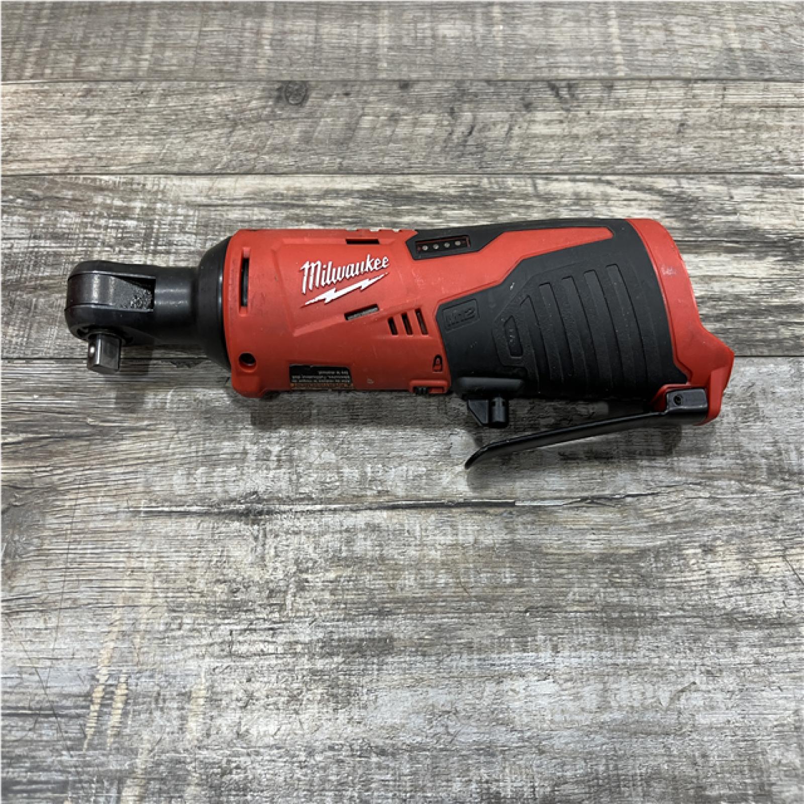 AS-IS Milwaukee 12V Lithium-Ion Cordless 3/8 in. Ratchet (Tool-Only)