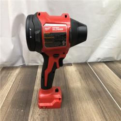 AS-IS Milwaukee 18V Lithium-Ion 570 MPH Brushless Cordless Precision Blower with Variable Speed Trigger and Trigger Lock