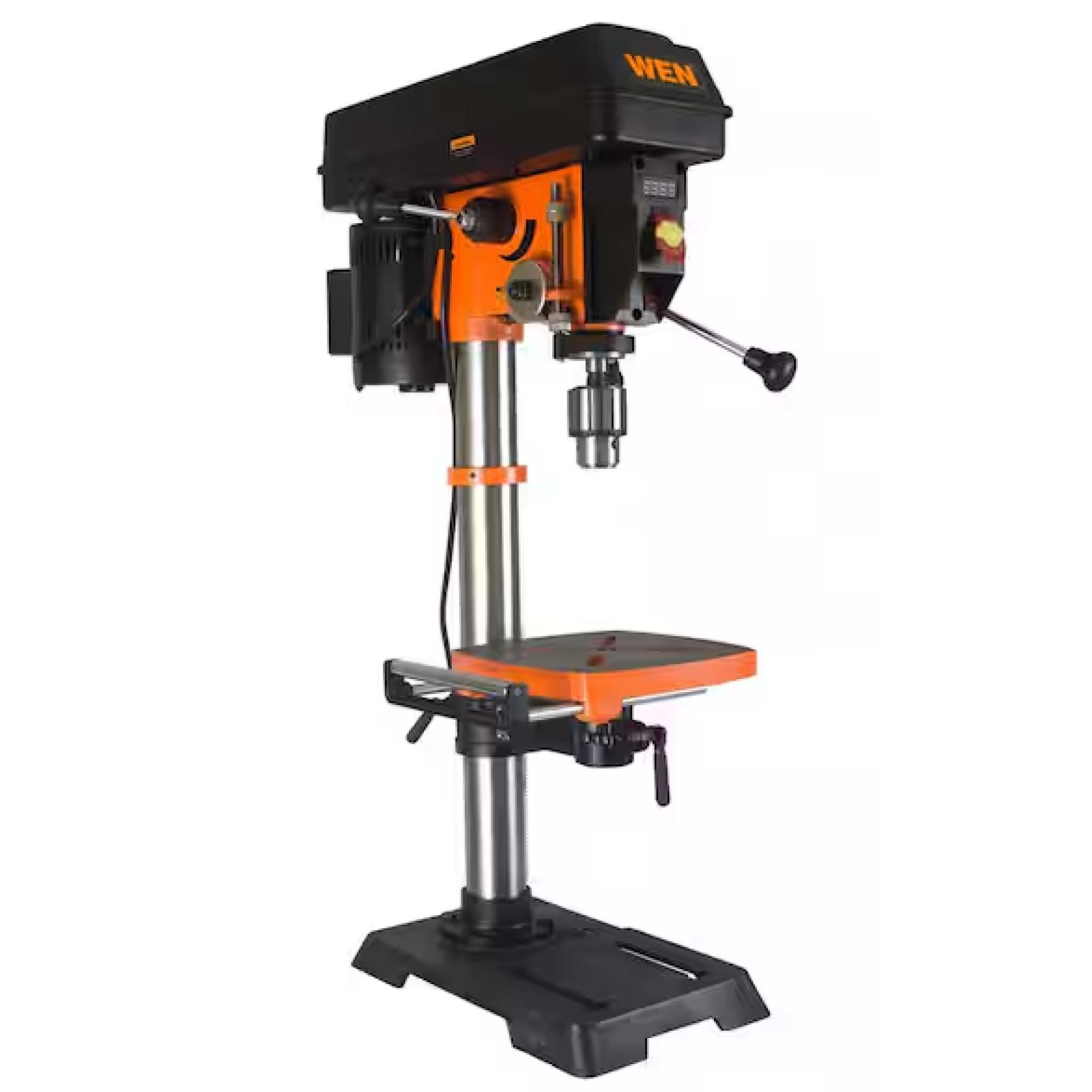 AS-IS- WEN 5-Amp 12 in. Variable Speed Cast Iron Benchtop Drill Press