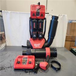AS-IS-Milwaukee FUEL 155 MPH 650 CFM 18V Brushless Cordless Dual Battery Backpack Blower Kit