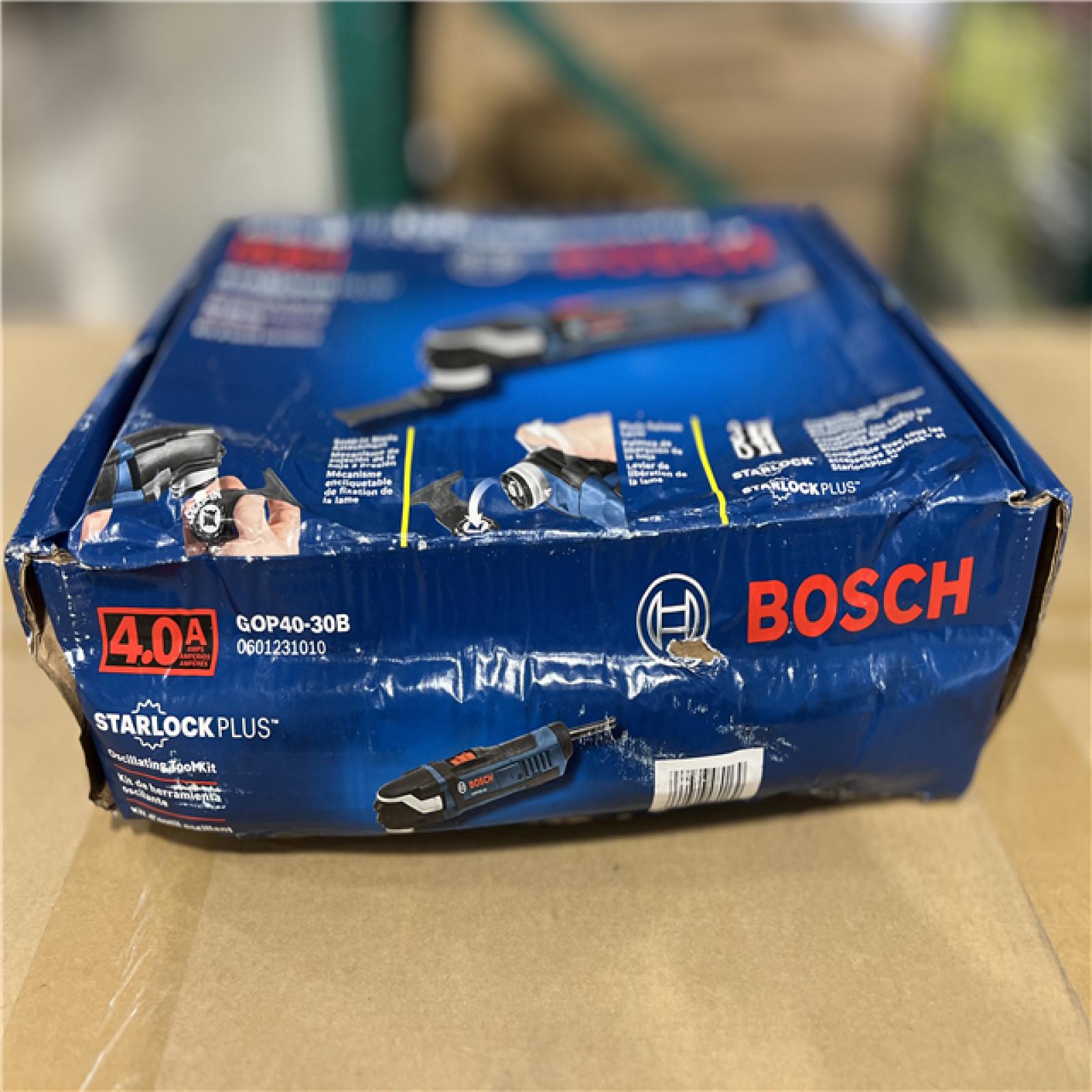 NEW! - Bosch 4 Amp Corded StarlockPlus Oscillating Multi-Tool Kit (32-Piece)