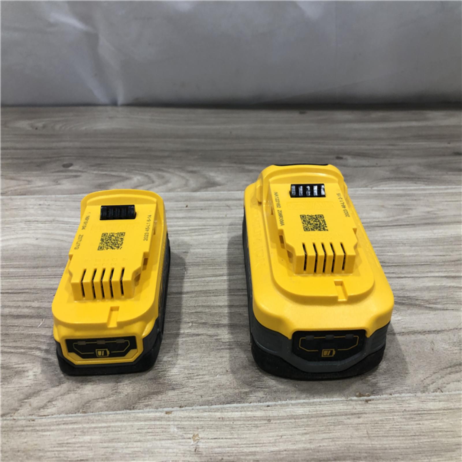 AS-IS Dewalt DCBP315-2C 20V MAX POWERSTACK Lithium-Ion Batteries and Charger Starter Kit