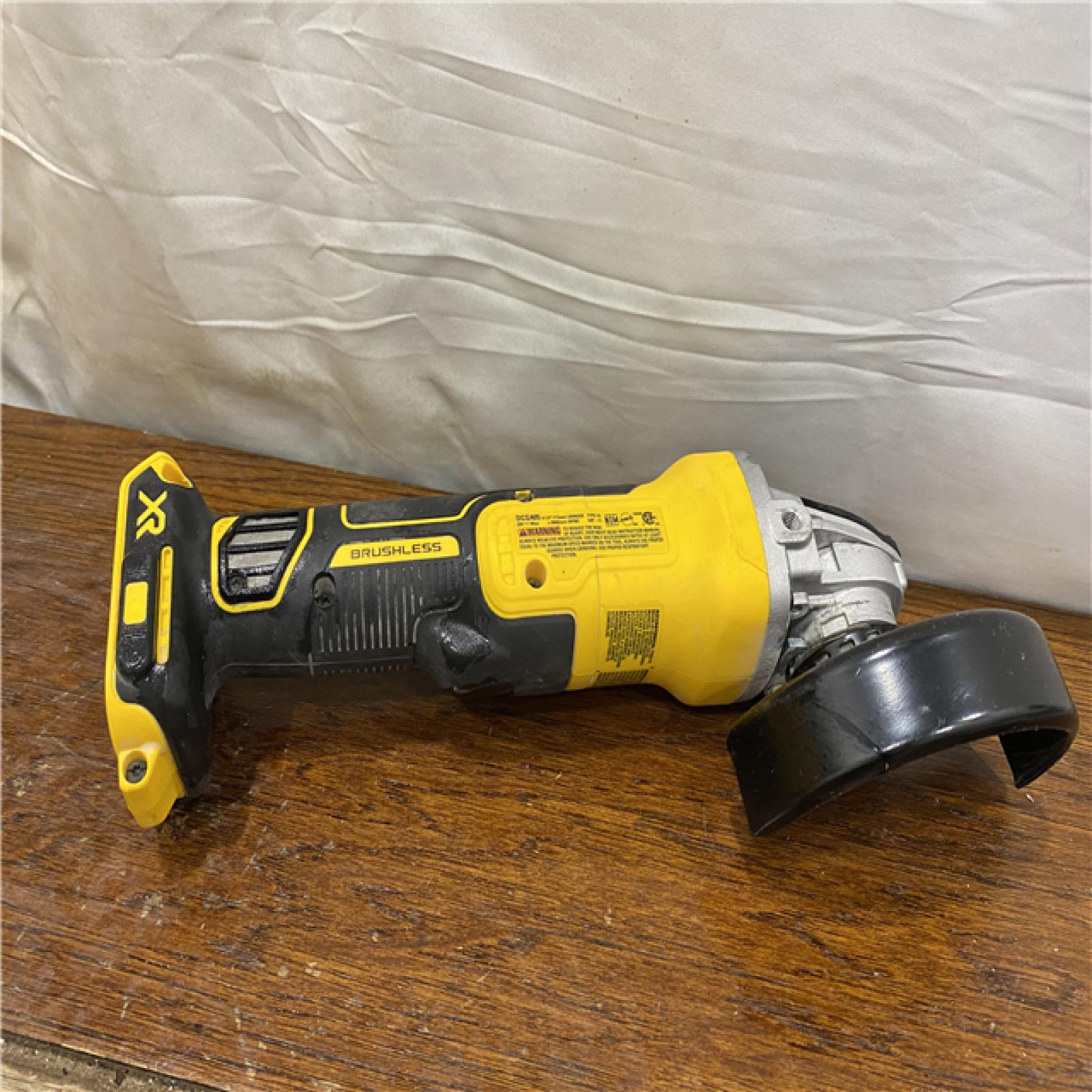 AS-IS DeWalt DCG405B 20V Max XR 4.5-Inch Slide Switch Small Angle Grinder (Tool Only)