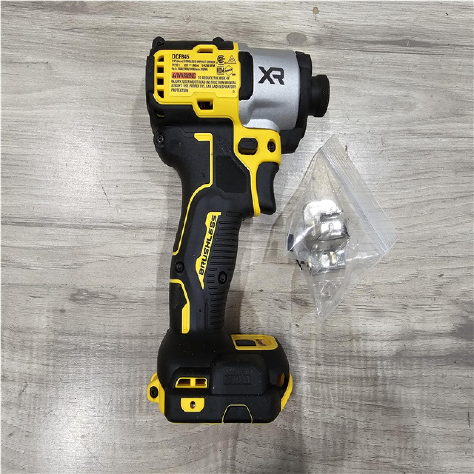 AS-IS DEWALT 20-Volt Maximum XR Cordless Brushless 1/4 in. 3-Speed Impact Driver (Tool-Only)