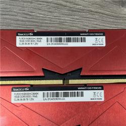 AS-IS TEAMGROUP T-Force VULCAN DDR5 6000mhz DESKTOP RAM BLACK 32gb (2x16gb) CL38